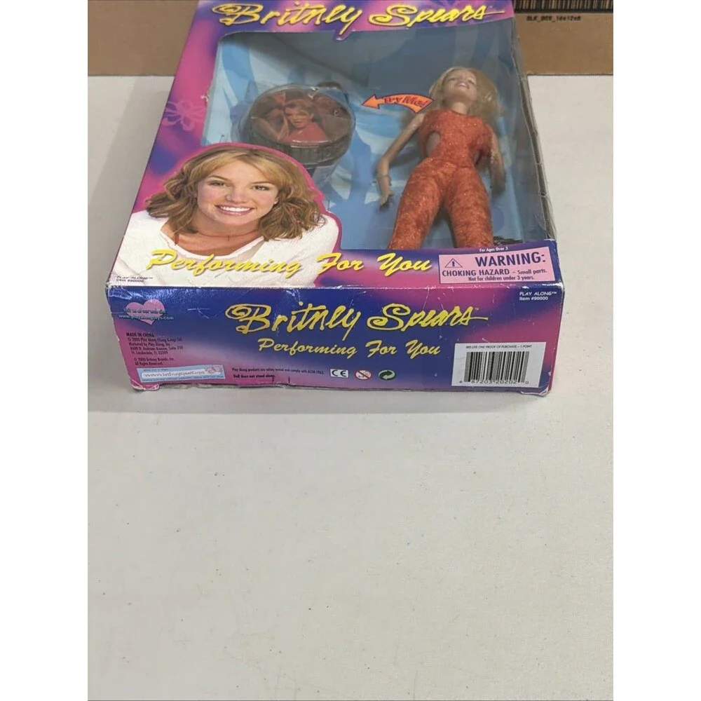 Britney Spears Doll Performing For You Play Along 1999 Red Jumpsuit New In Box
